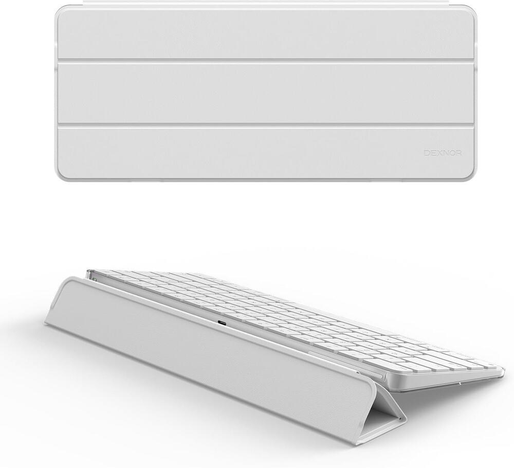 Dexnor Case For Apple Magic Keyboard With Touch ID/Lock Key 2021/2024, White